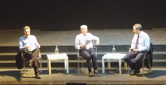 Marco Damilano, Romano Prodi, Mario Calabresi
